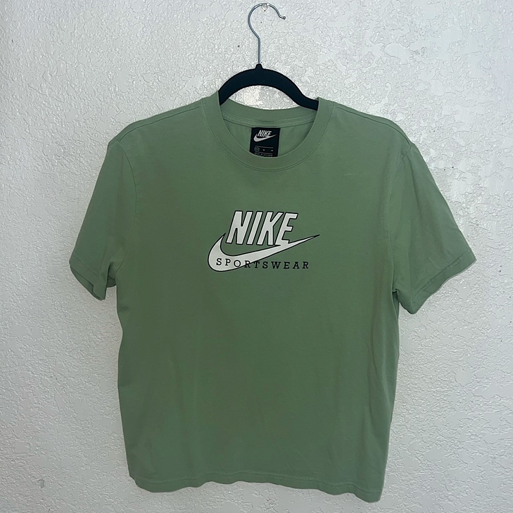 Nike T-shirt, Size medium, pale olive green